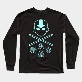 Avatar - Airbender - Aang and Elements Long Sleeve T-Shirt